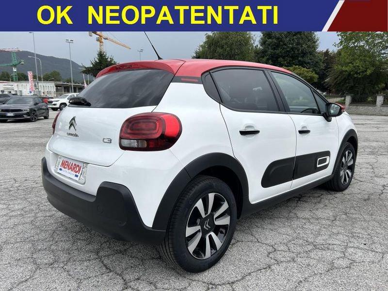 Citroën C3 PureTech 83 S&S Shine CERCHI LEGA+VETRI SCURI