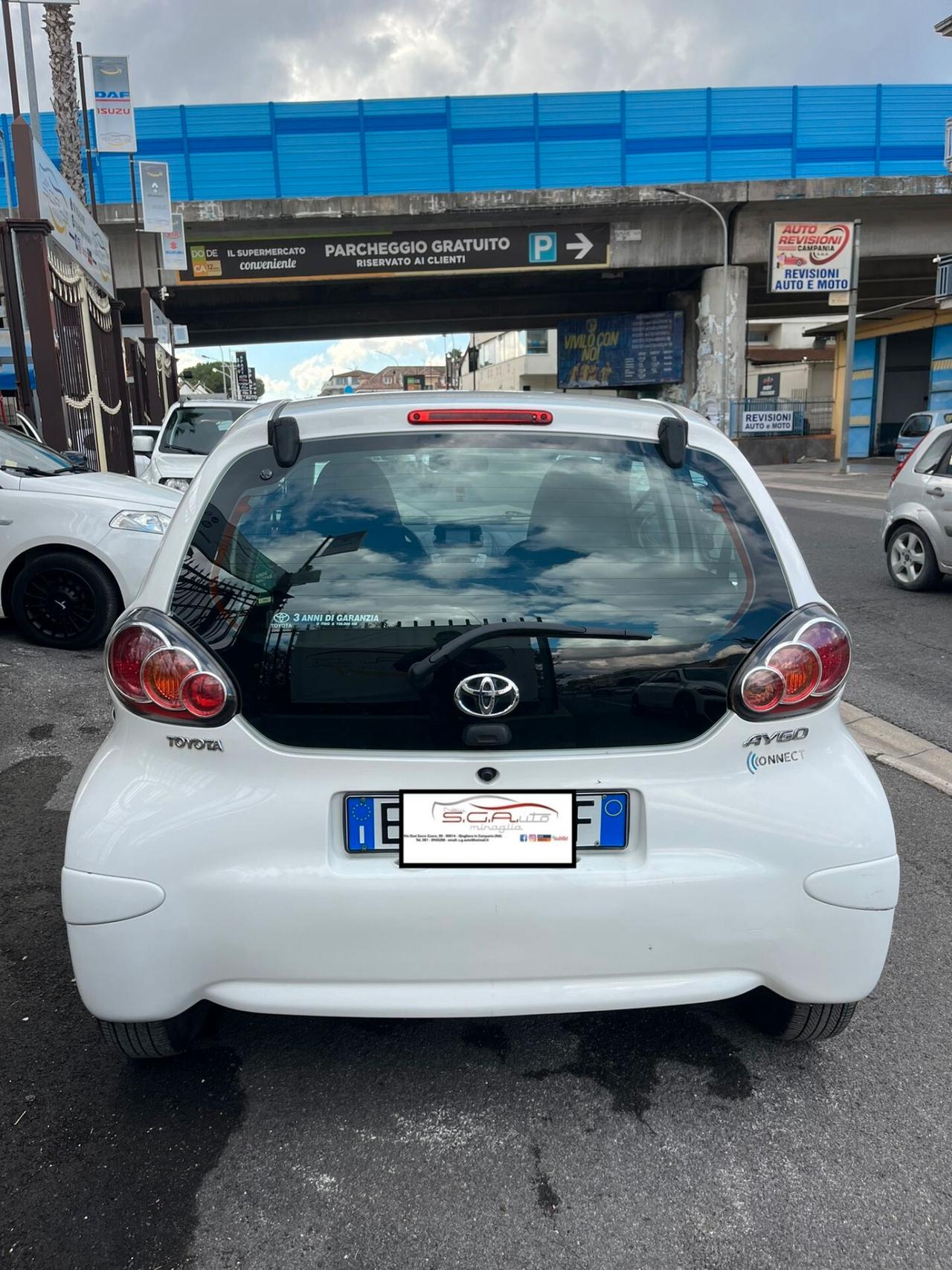 Toyota Aygo 1.0 12V VVT-i 5 porte Now Connect