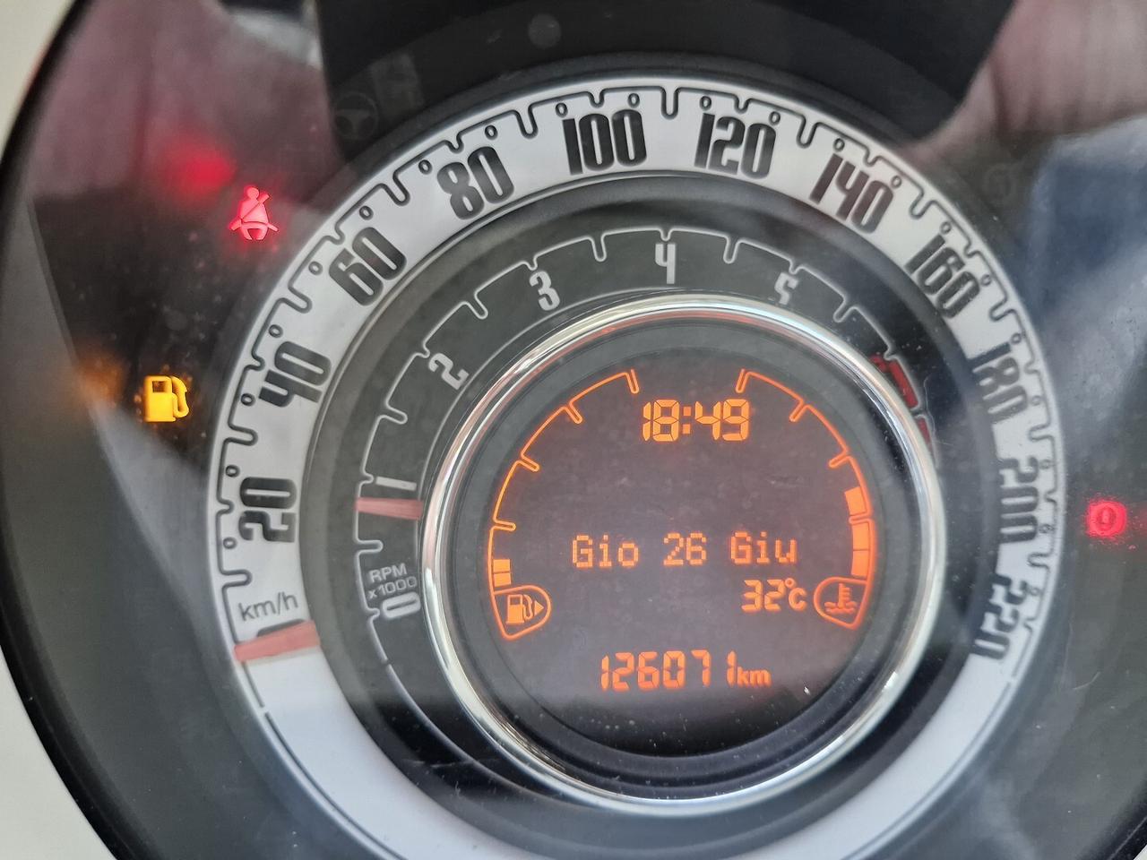 FIAT 500 1.2 BENZINA 69CV LOUNGE DICEMBRE 2015