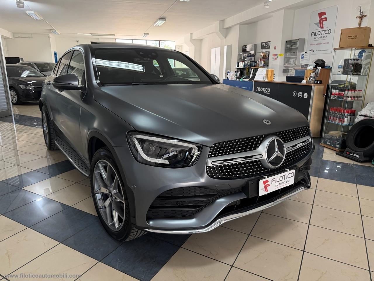 MERCEDES-BENZ GLC 300 d 4Matic Coupé Premium Plus TETTO APRIBILE- GANCIO TRAINO - LUCI AMBIENT