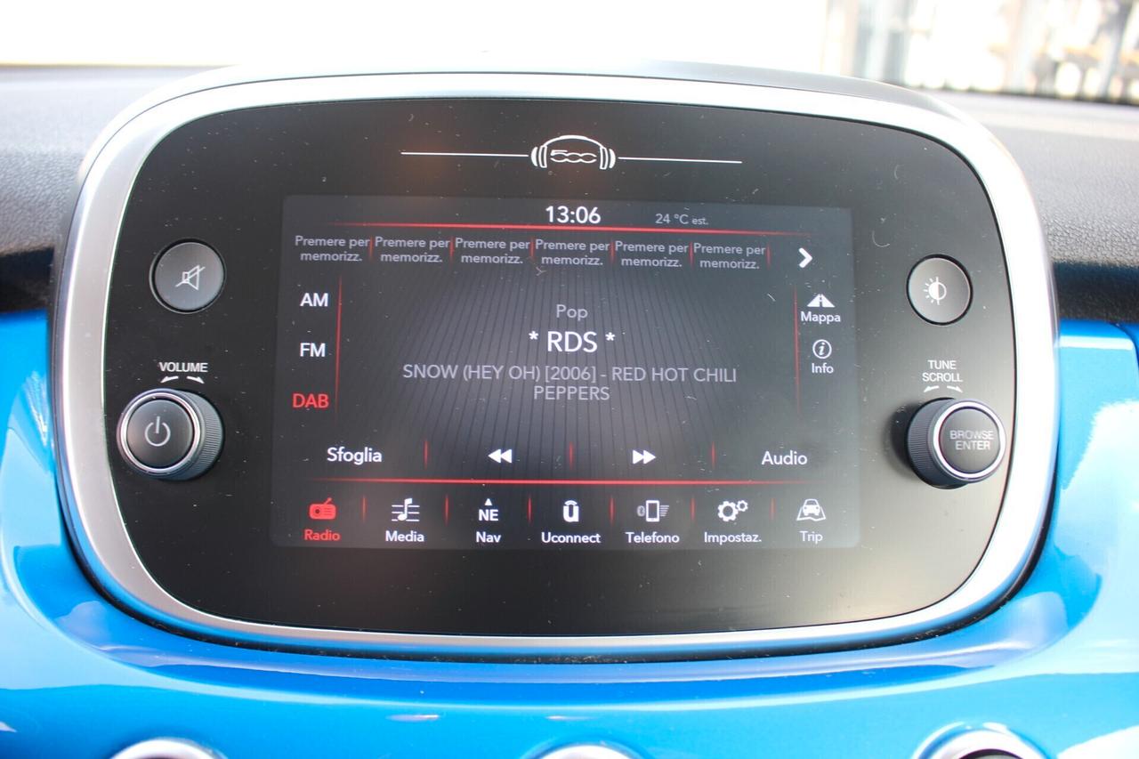Fiat 500X 1.6MTJ 120CV AUTOM*PREZZO REALE*LOUNGE unipro-navi-mix pelle