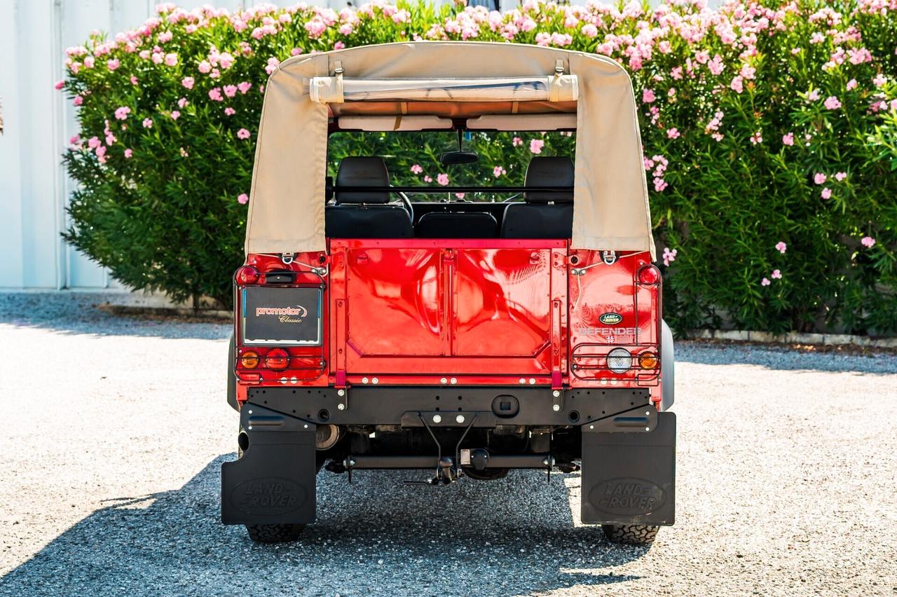 Land Rover Defender 90 Soft Top TD5 Aria condizionata + Kit pala neve Full
