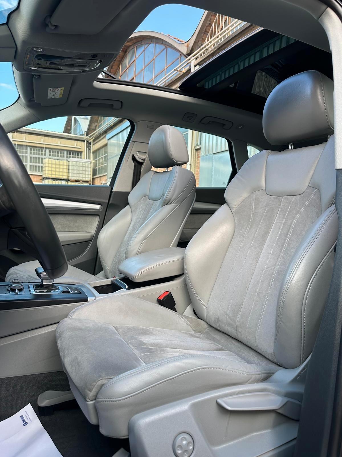 Audi Q5 40 TDI quattro S tronic line plus TETTO APRIBILE INTERNO PELLE MISTO ALCANTARA
