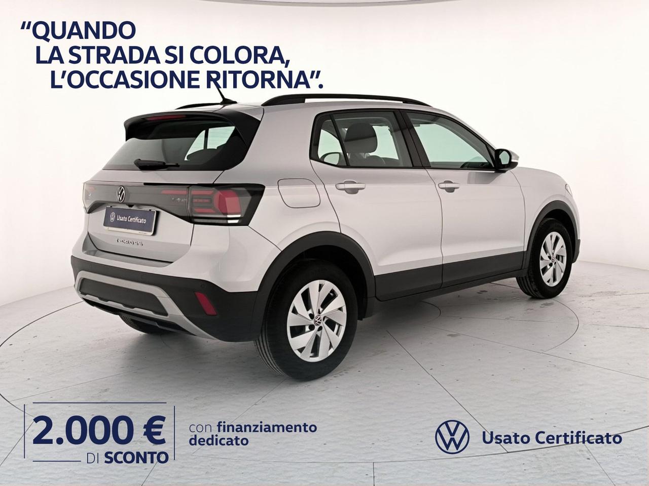 Volkswagen T-Cross 1.0 tsi life 95cv
