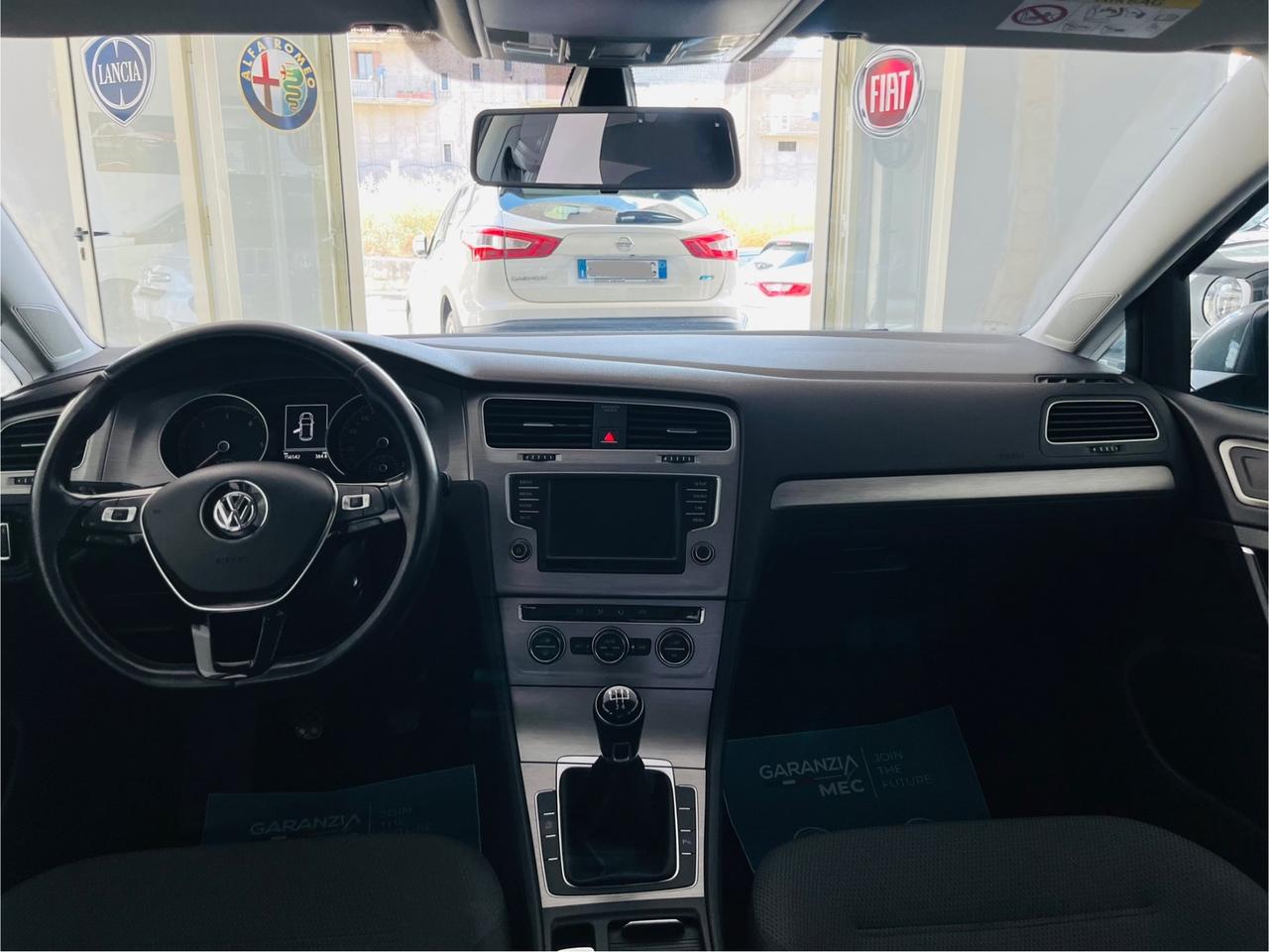 Volkswagen Golf 7 1.6 TDI 110 CV anno 2017 italiana
