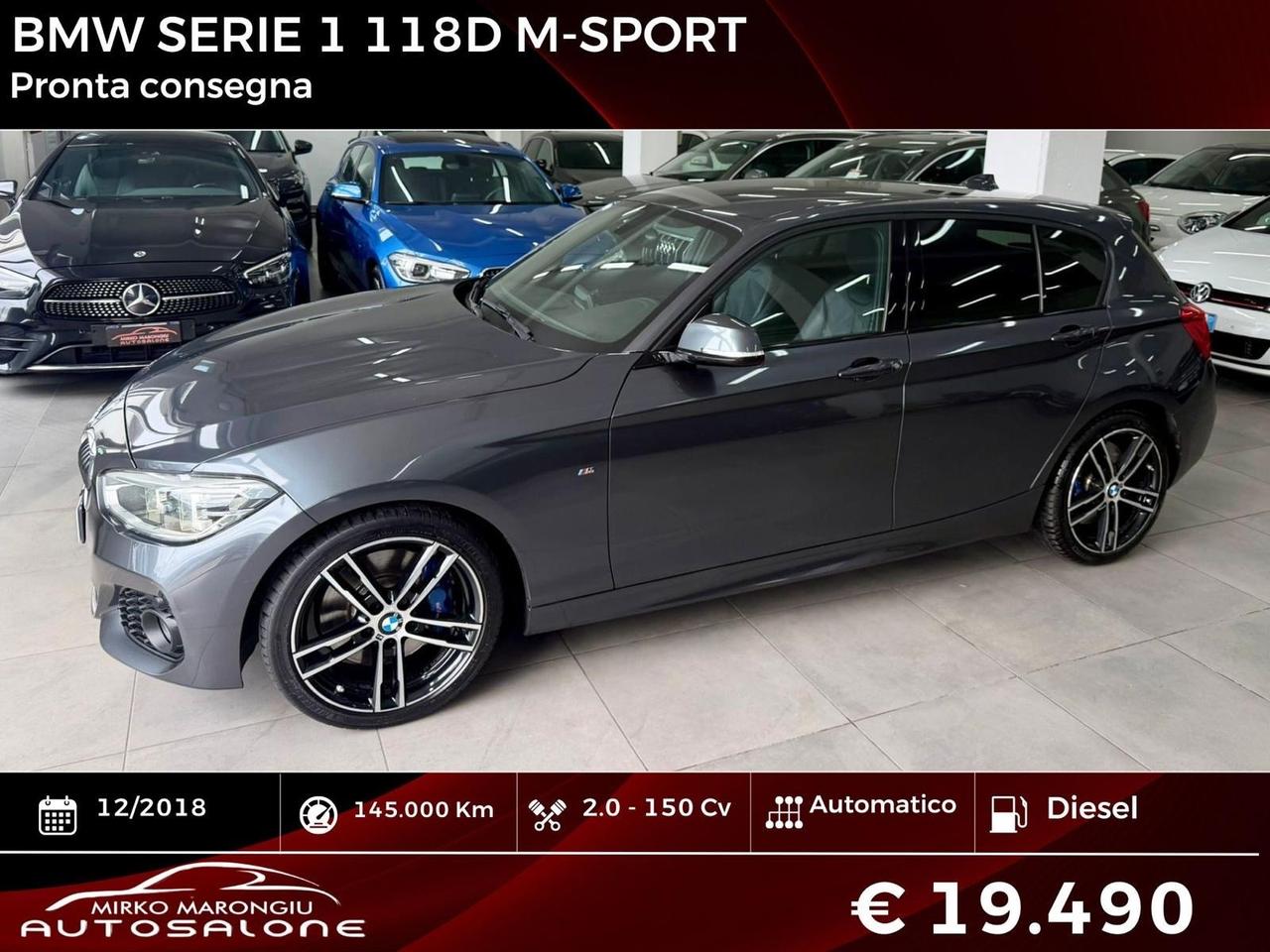 Bmw serie 1 118d 5p. Msport FINANZIABILE