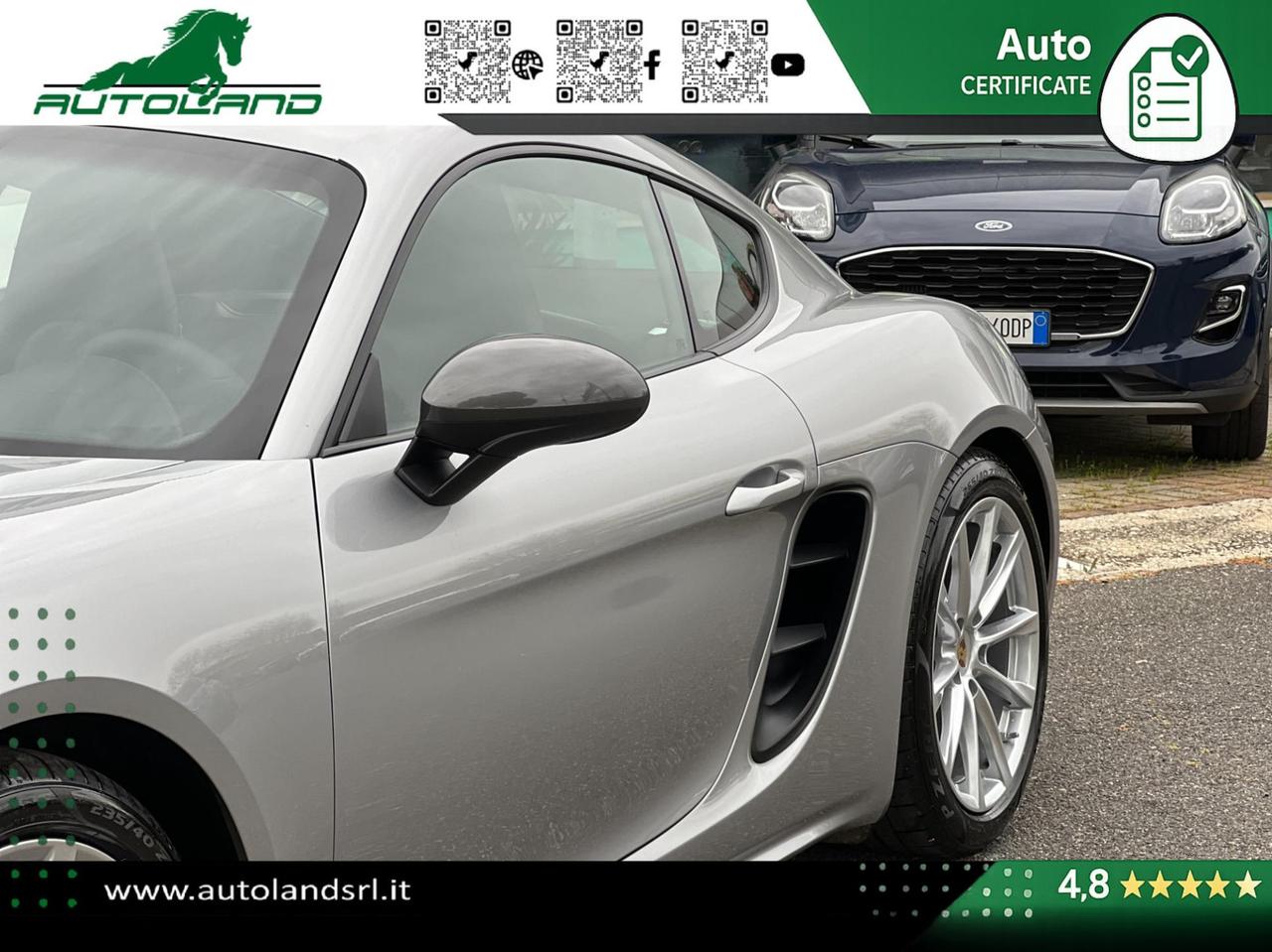 Porsche 718 Cayman 2.0 300cv pdk UNIPRO UFFICIALE