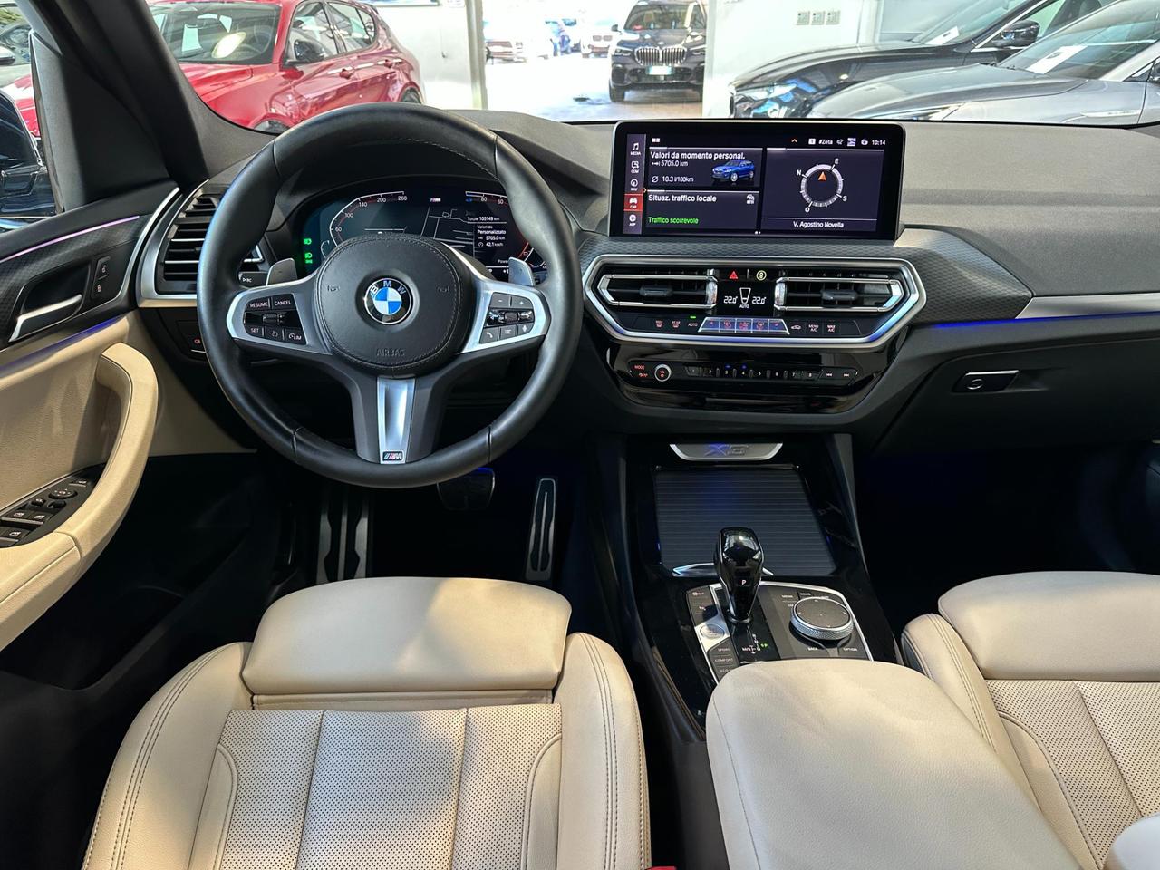 BMW X3 xdrive20d mhev 48V Msport - 20"-Pelle-IVA