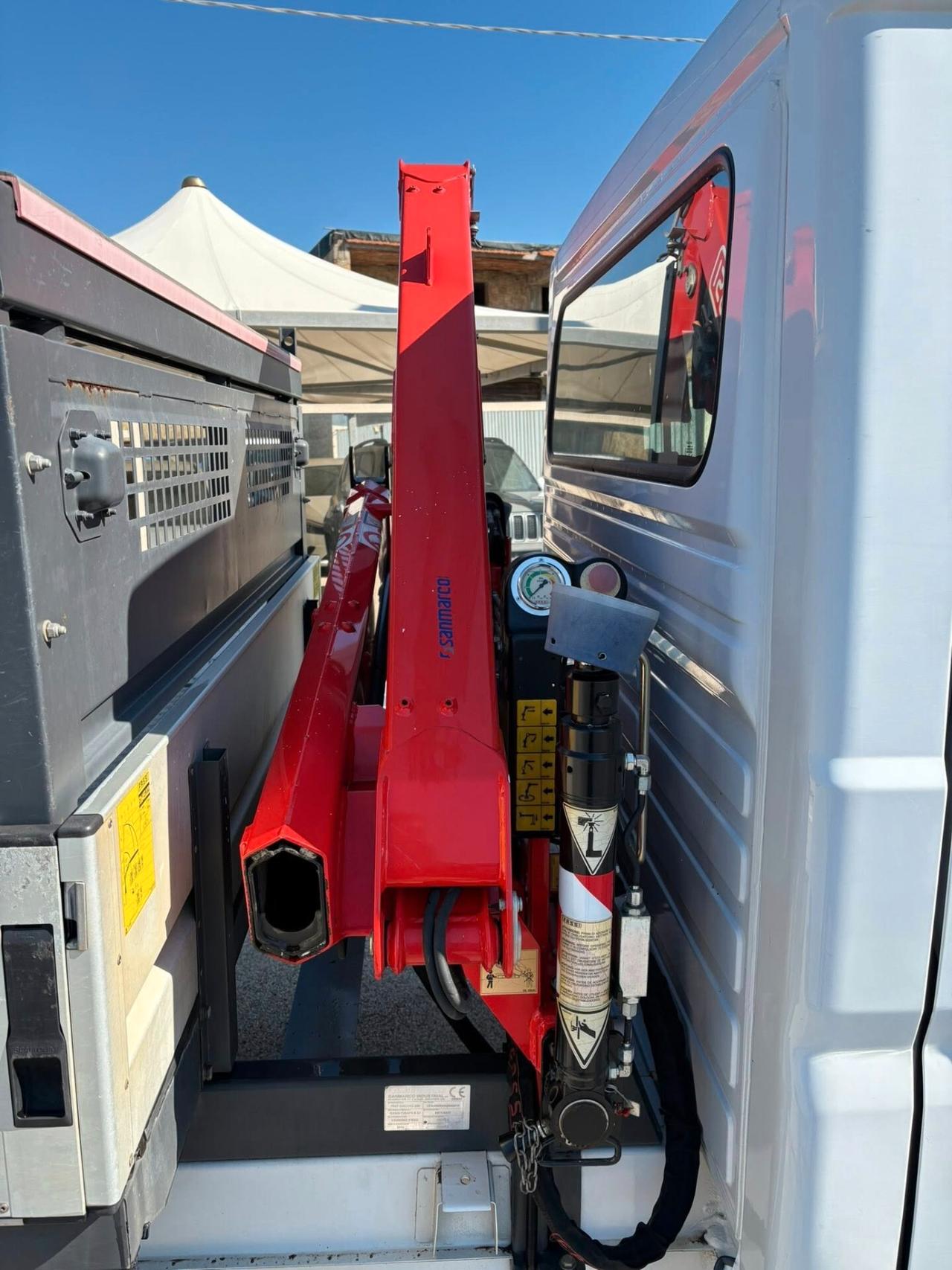 Fiat Ducato Maxi doppia cabina 7 posti gru fassi