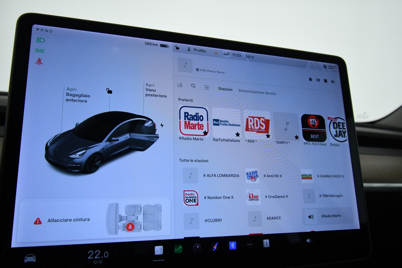 TESLA Model 3 Long Range Dual Motor awd ACC+PELLE+CAMERA+FULL LED