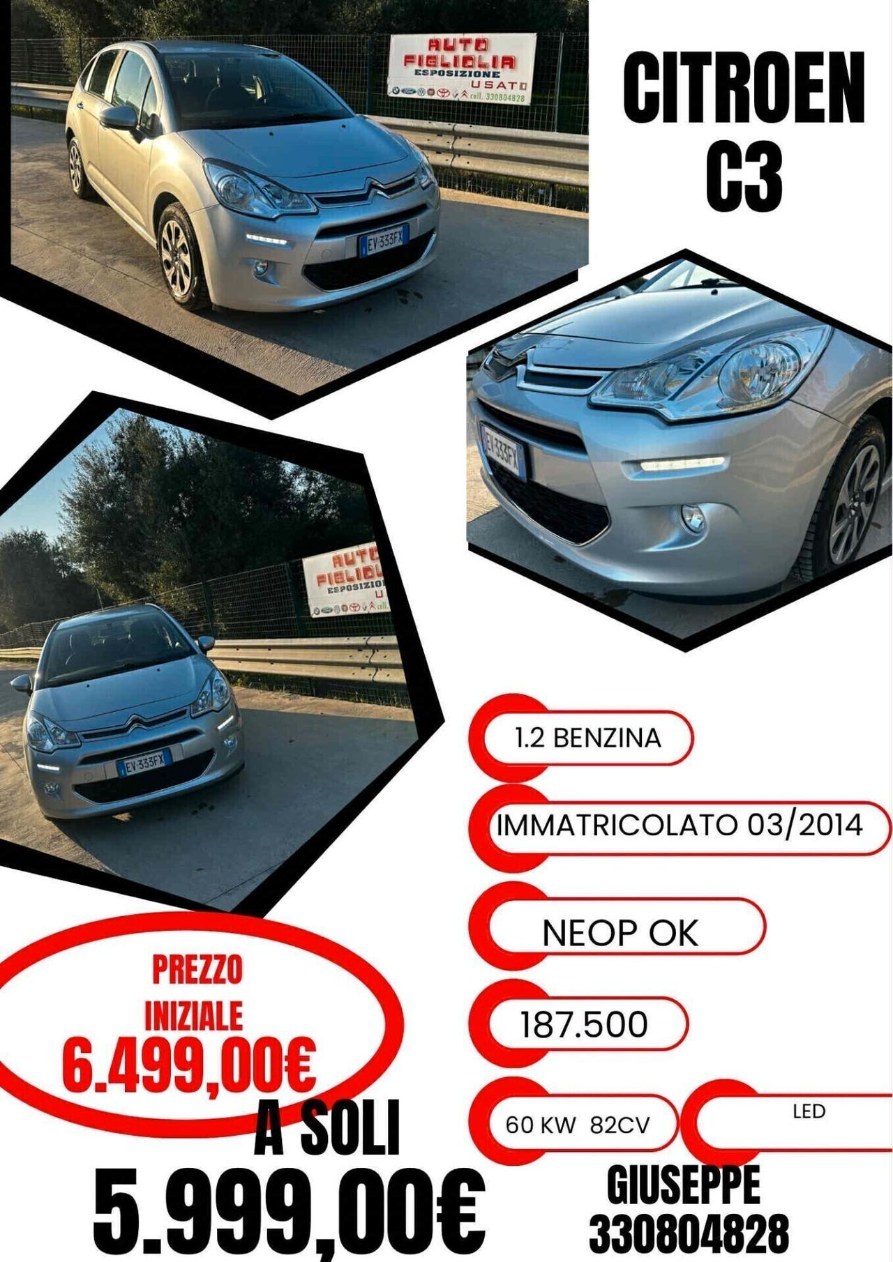 Citroen C3 1.2 HDI BENZINA 187.000km 2014