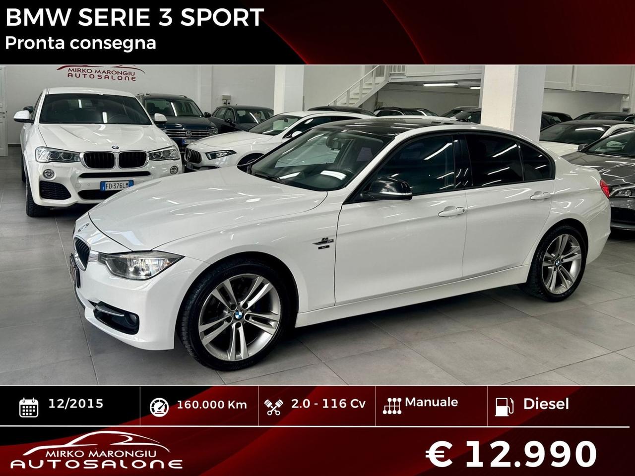 Bmw serie 3 Sport FINANZIABILE/12m GARANZIA