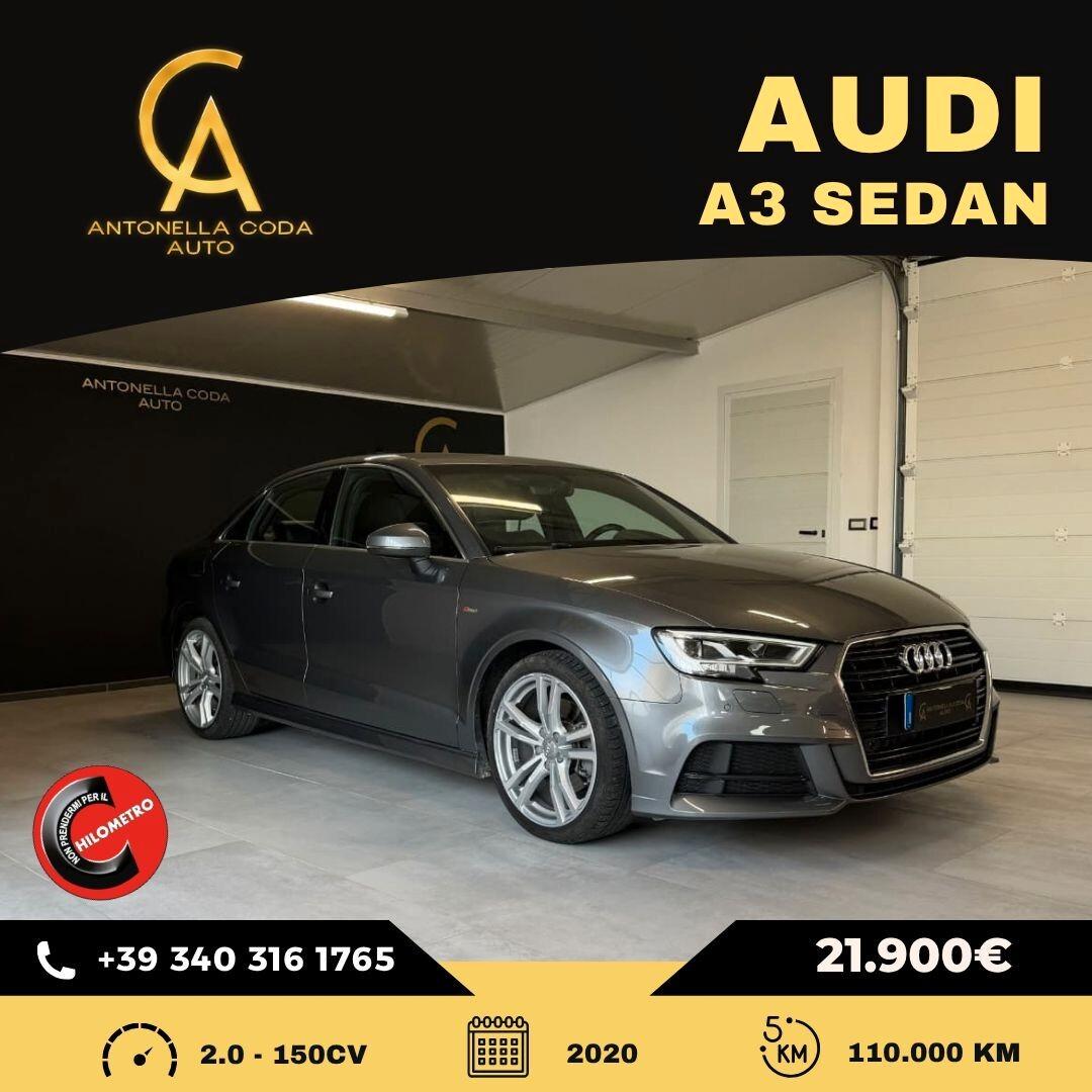Audi A3 Sedan 35 TDI S tronic line edition garanzia prima scelta Plus