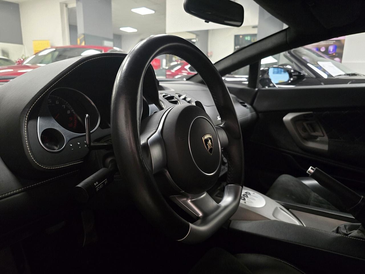 Lamborghini GALLARDO COUPE 5.2 V10 LP 560-4 E-GEAR FULL BLACK _ COMPLETAMENTE ORIGINALE _ ALCANTARA _ LIFT _ SERVICE BOOK _ CERCHI 19 CALLISTO