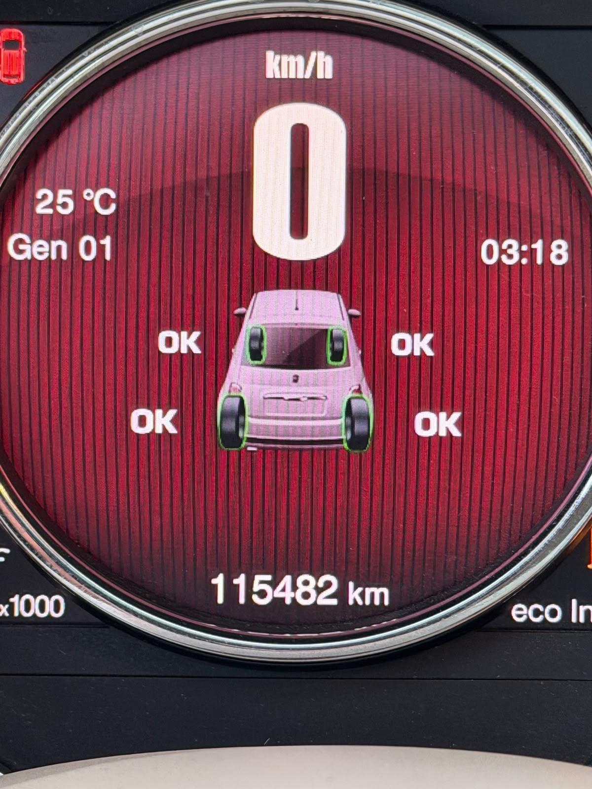 FIAT 500 1.2 benz 115000 km GARANZIA 12 m