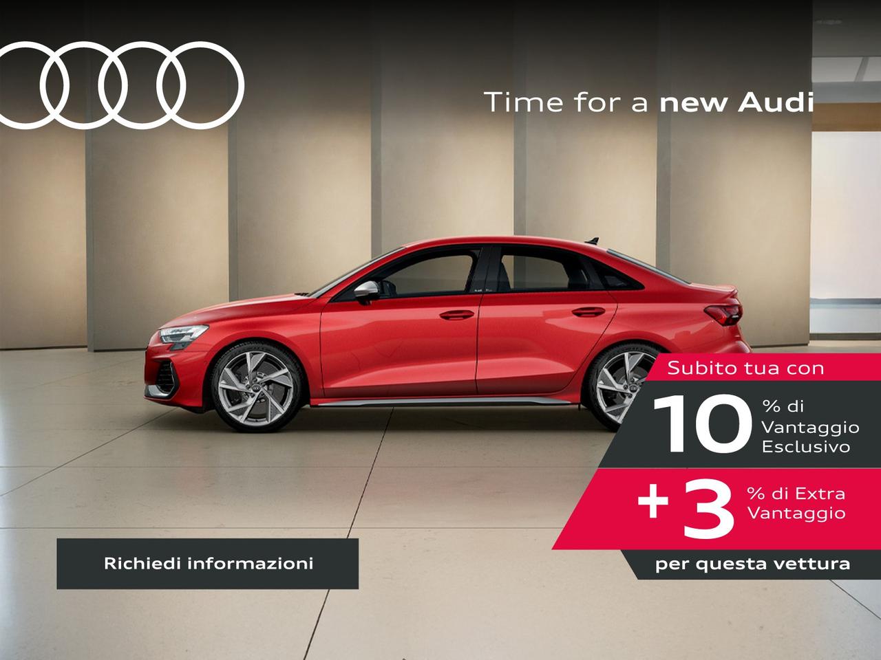 Audi S3 sedan 2.0 tfsi quattro s-tronic