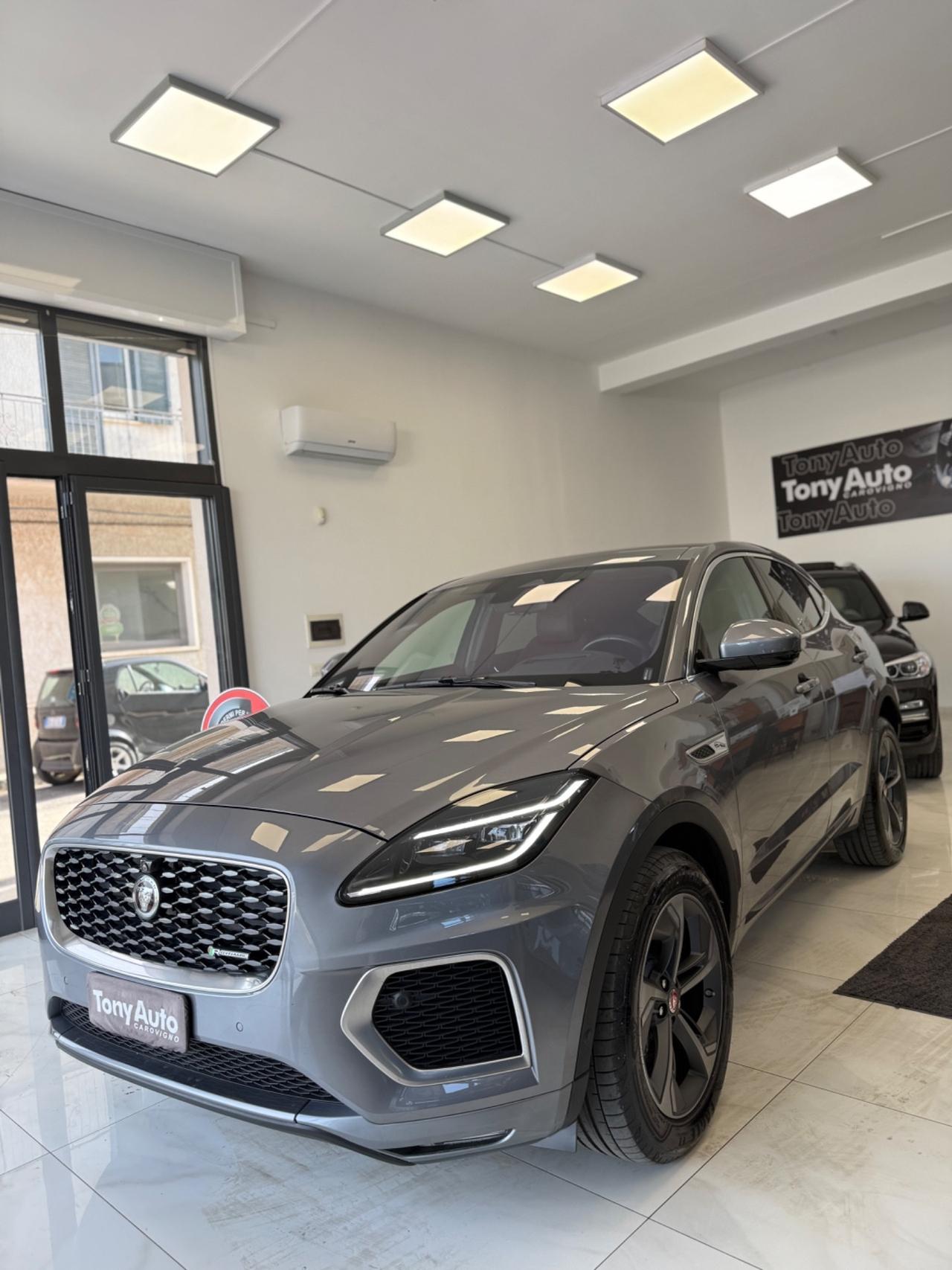 Jaguar E-Pace mhev R-Dynamic 204cv VIRTUAL COCKPIT.TELECAMERA 360*,NAVI,APPLE CARPLAY,INTERNI PELLE CARTIER