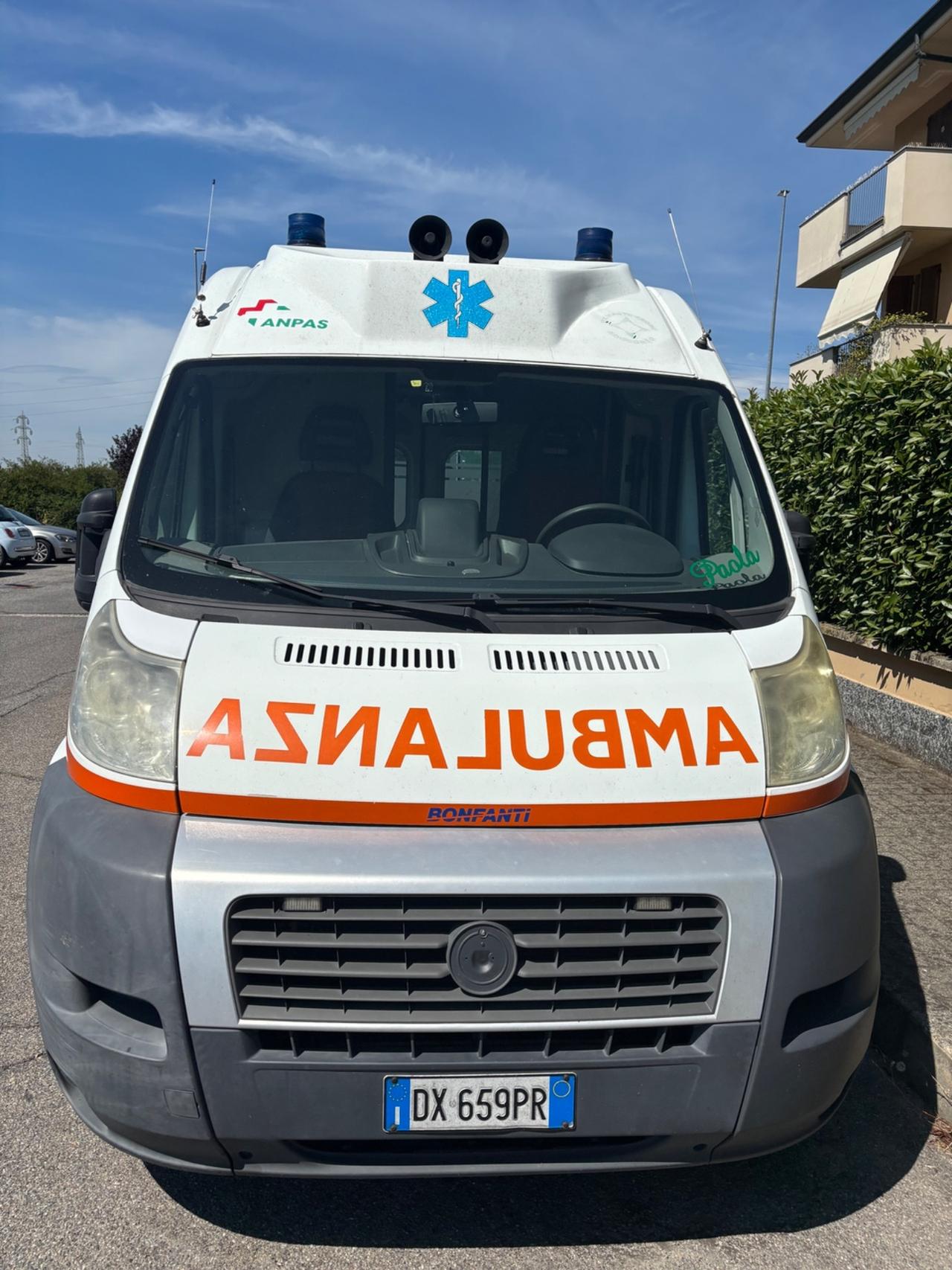 Fiat Ducato Ambulanza Bonfanti Prezzo per export