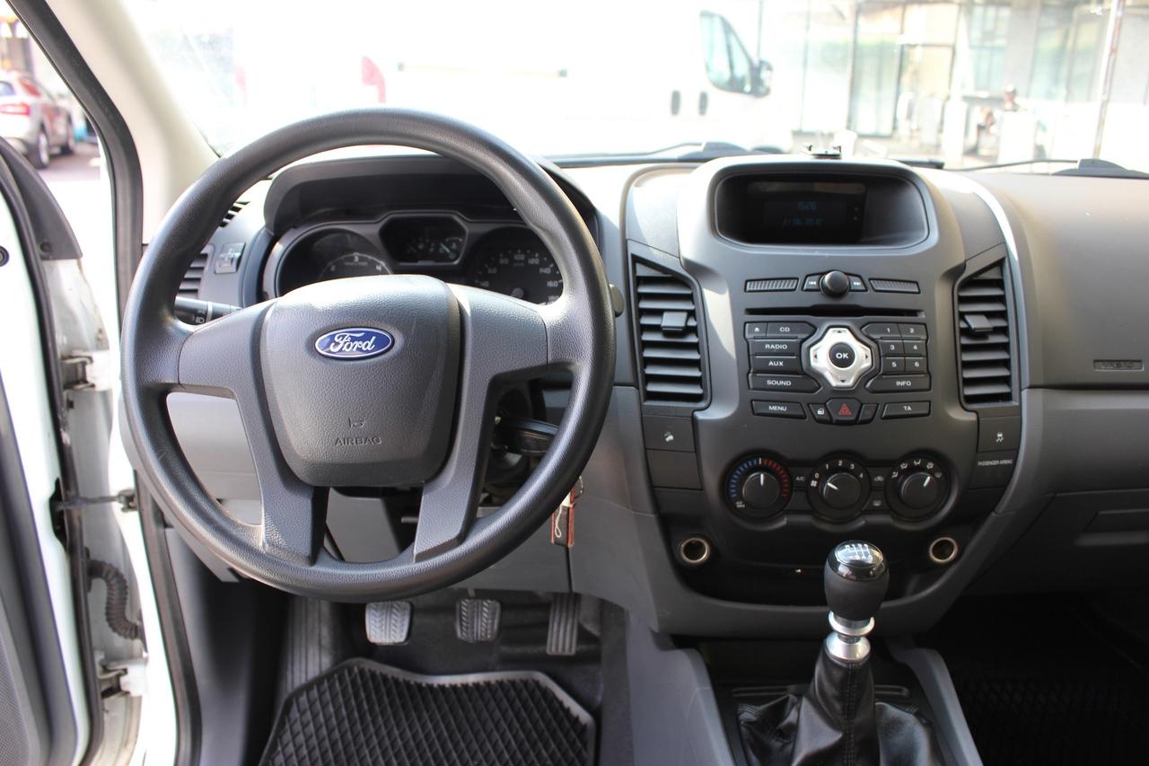 FORD RANGER 2.2 TDCI DOUBLE CAB XL HARD TOP CON TAPPARELLE LATERALI