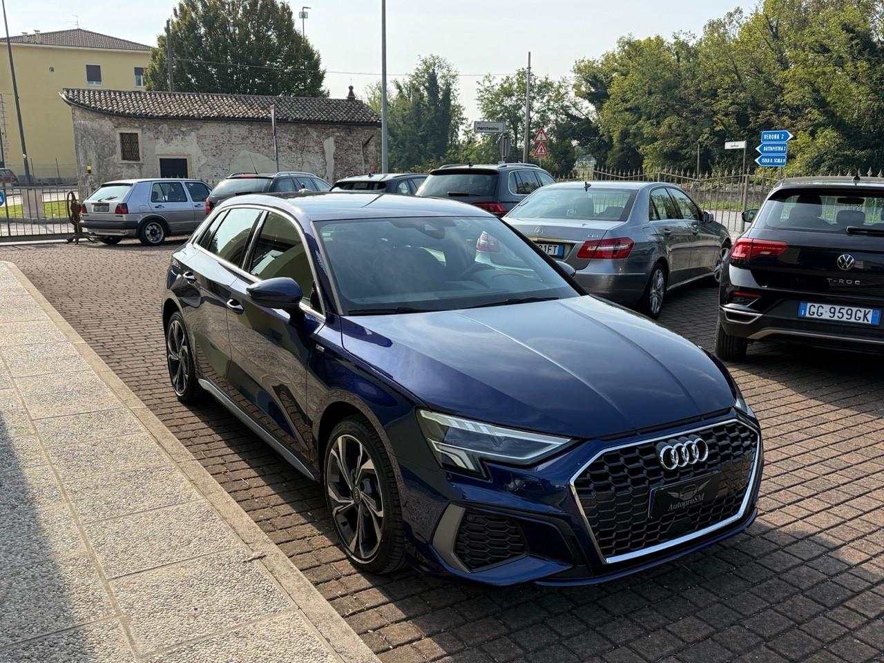 Audi A3 SPB 40 TFSI e S line edition PREZZO REALE/TG UFFICIALI