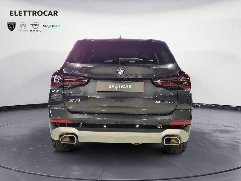 BMW X3 xDrive 20d 190cv Automatica MH48V con Gancio Traino