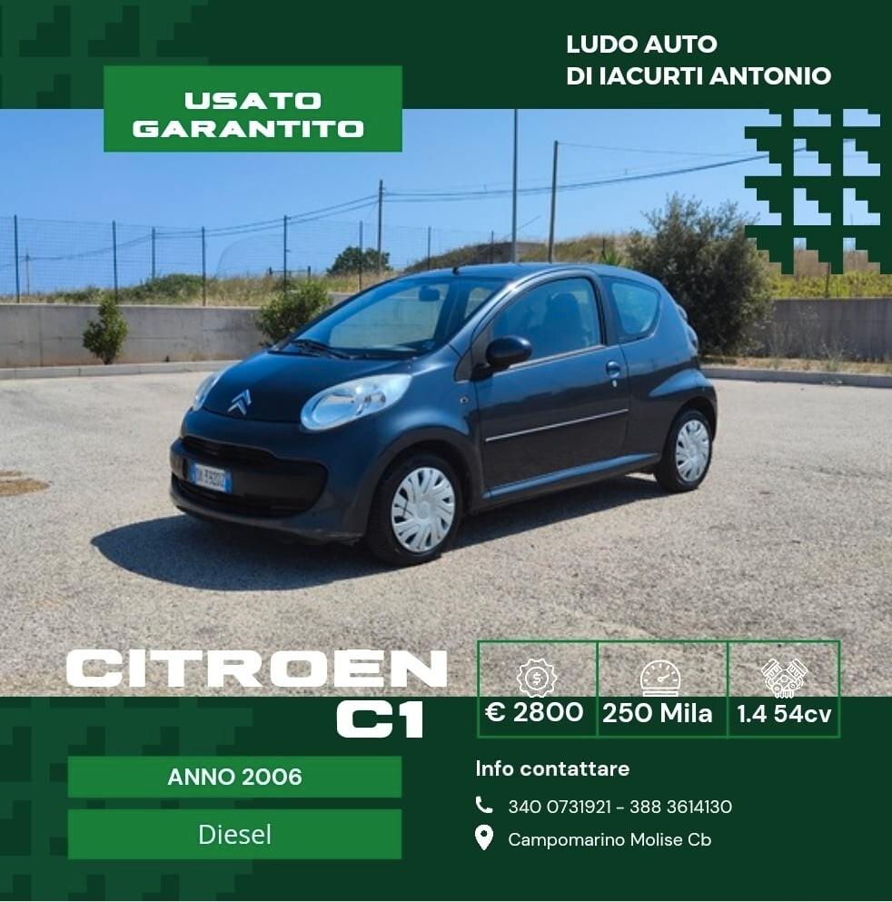 Citroen C1 1.4 HDi 55CV 5 porte AMIC1 X NEOPATENTATI