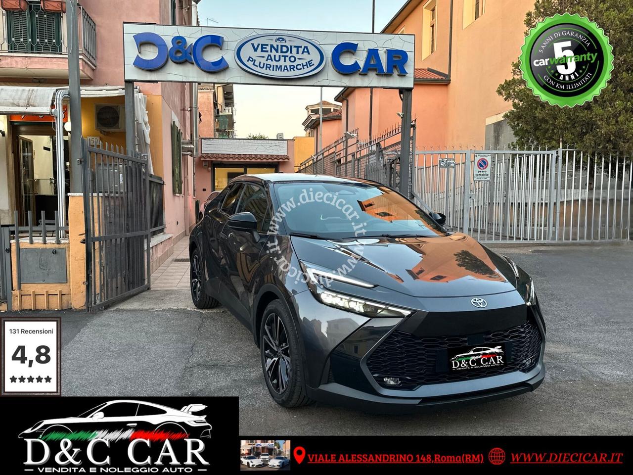 Toyota C-HR 1.8 Hybrid E-CVT Lounge PANORAMA 9000KM