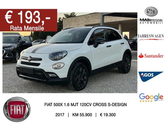 FIAT 500X 1.6 M.Jet 120 CV S-Design Cross