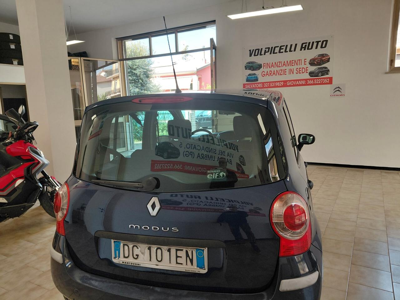 RENAULT MODUS ANNO 2007 BZ 1.2 ADATTA NEOPATENTATI KM 68 MILA