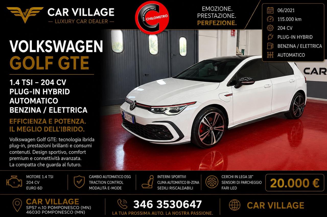 Volkswagen Golf 1.4 Plug-In Hybrid DSG GTE