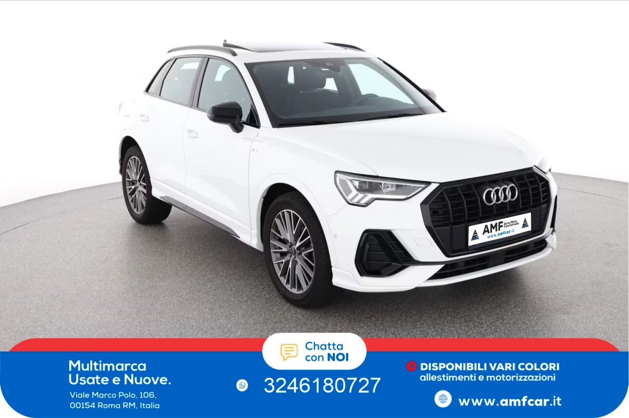Audi Q3 35 TDI S tronic S line Panoramico telecamera car play