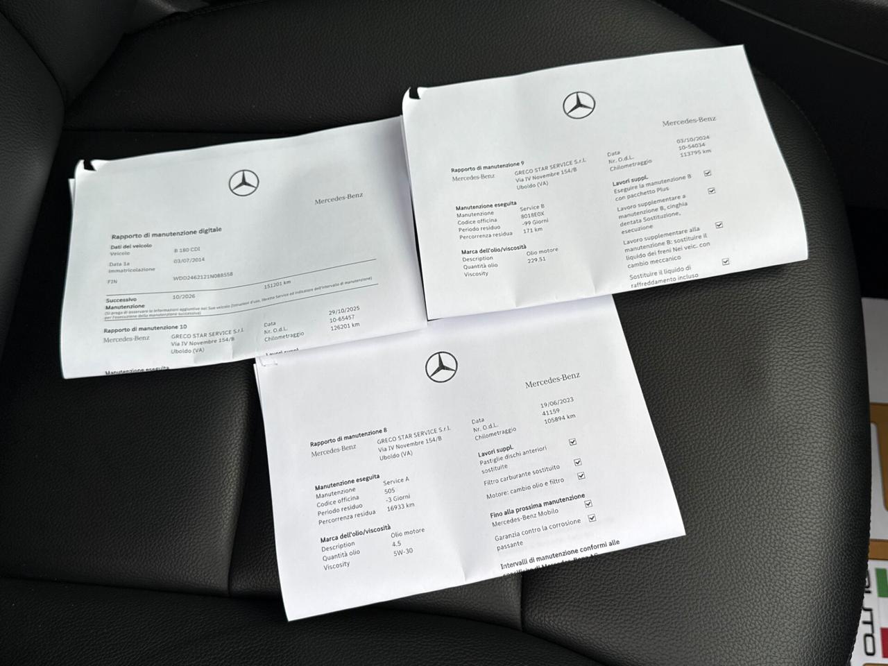 MercedesBenz B 180 CDI *TETTO *PELLE TOTALE - 2014