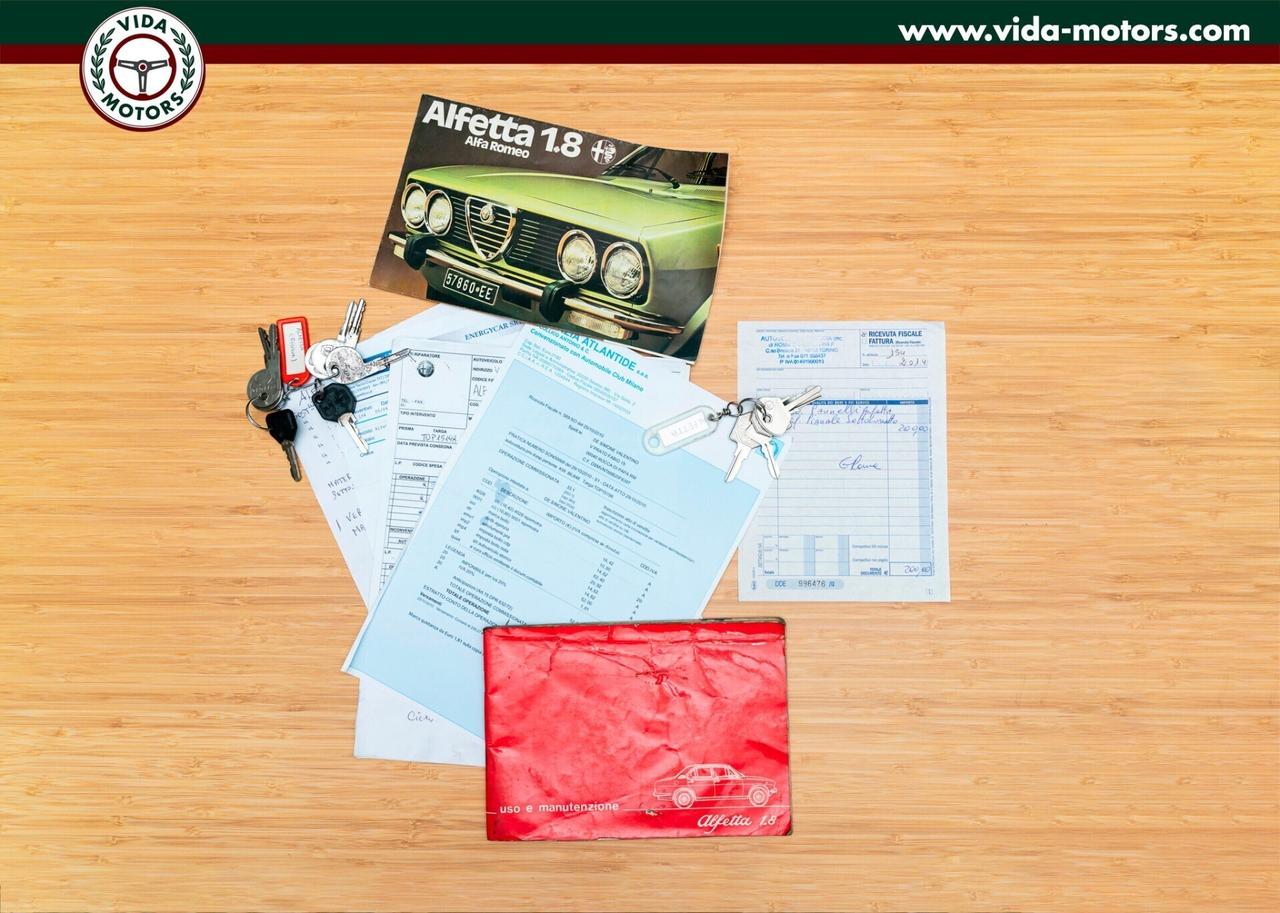 Alfa Romeo Alfetta 1.8 * 28.000 KM * OTTIMO CONSER