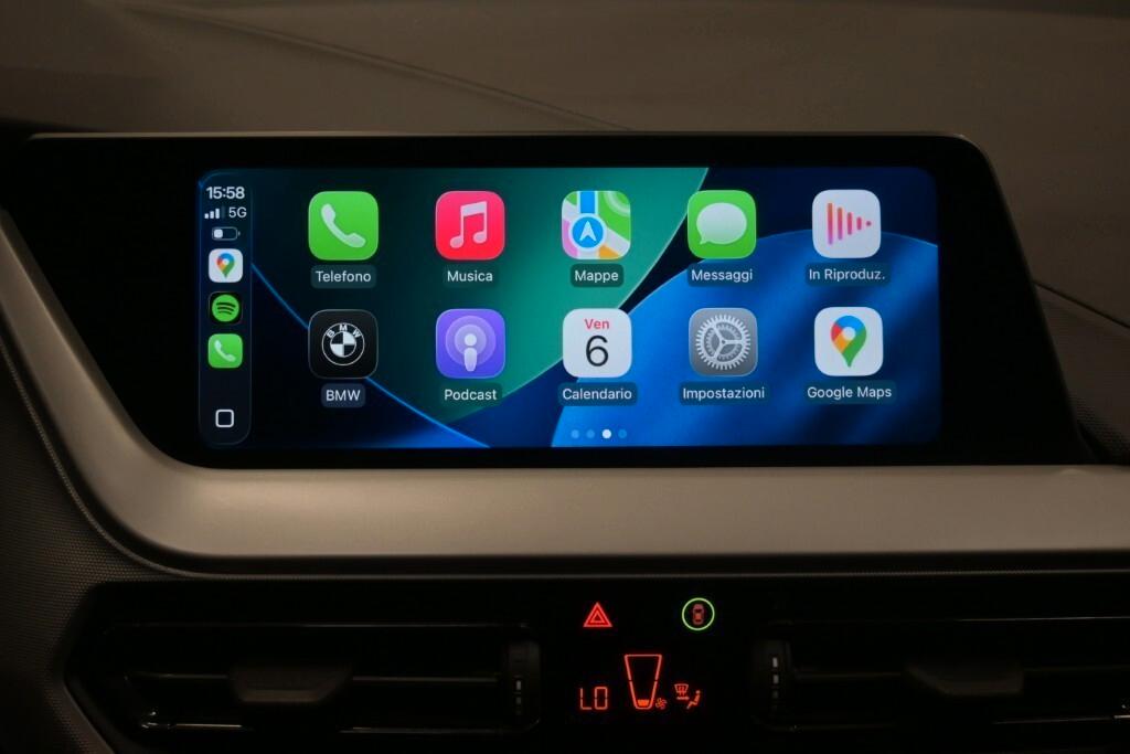 BMW 116D 115CV 6M. SPORT LINE ( FARI LED - BMW DIGITAL COCKPIT - HEAD-UP DISPLAY - TETTO PANORAMICO APR. - AMBIENT LIGHTS - SPORT INTERIOR - CRUISE - NAVI - MIRROR - PARK ASSISTANT - TELECAMERA POST. - CERCHI 17 )