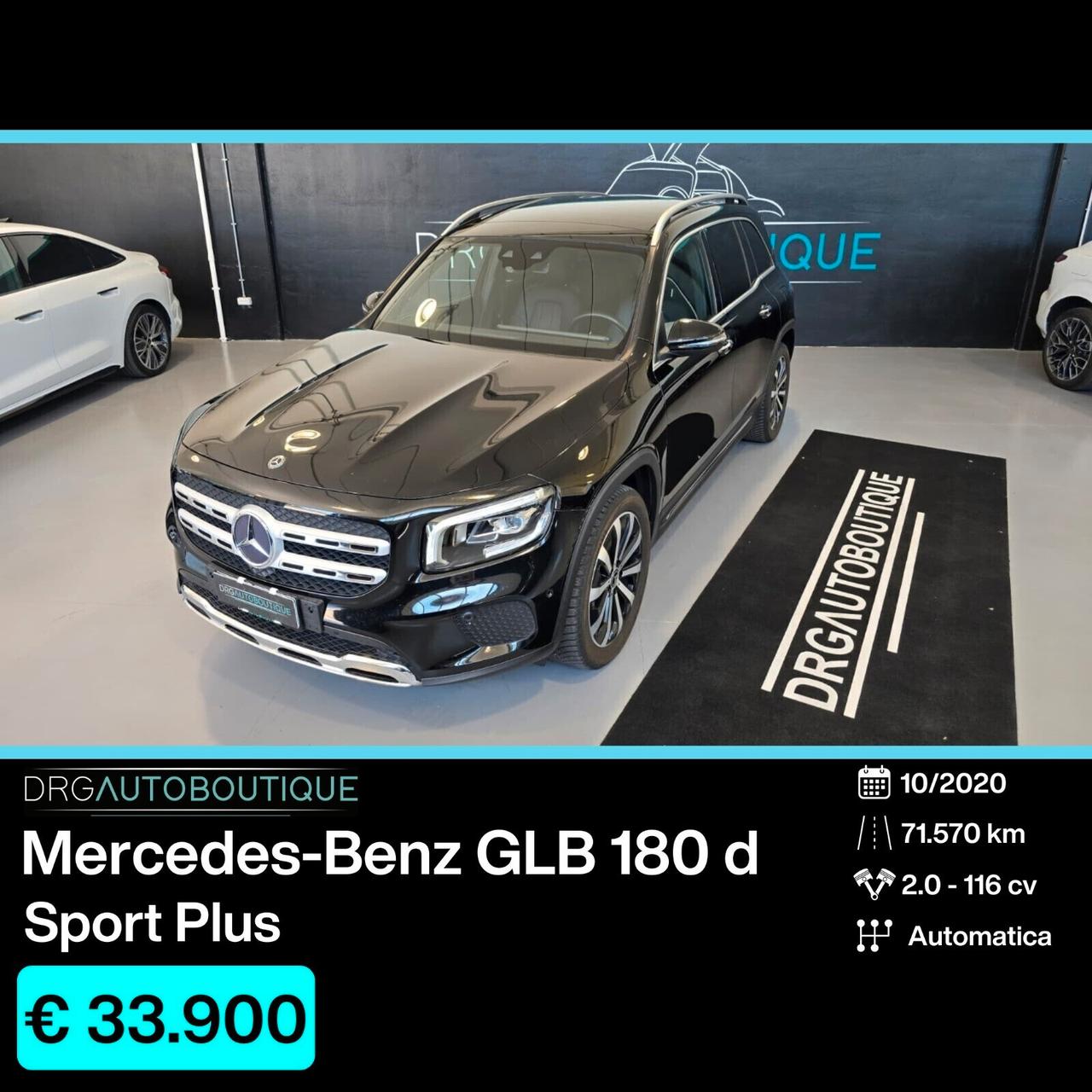 Mercedes-Benz GLB 180 d Automatic Sport Plus TETTO/MULTIBEAM/LUXURY