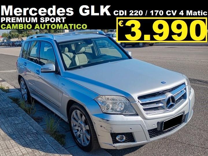 Mercedes GLK 220 170 CV "MOTORE PERFETTO"
