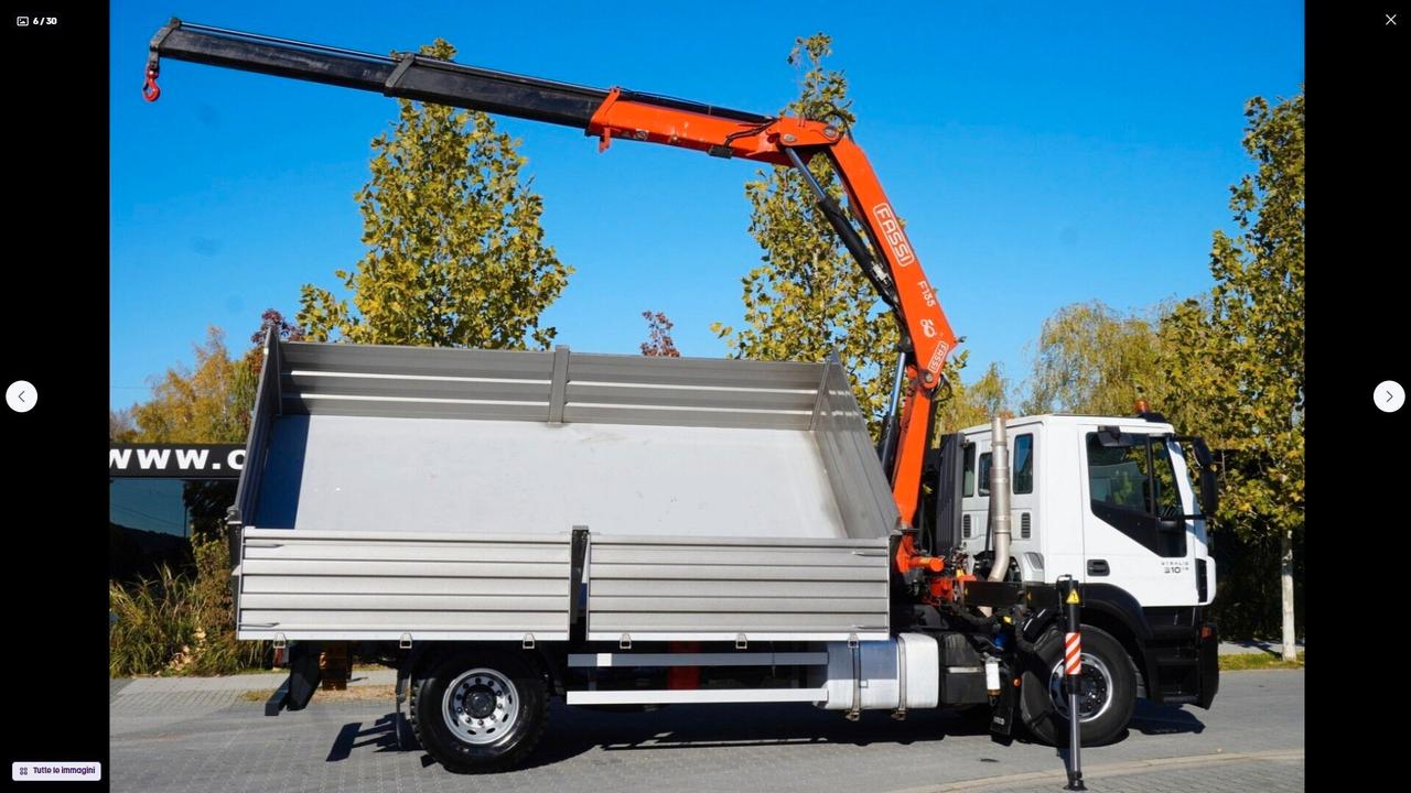 IVECO STRALIS 310 E6 RIBALTABILE TRILATERALE