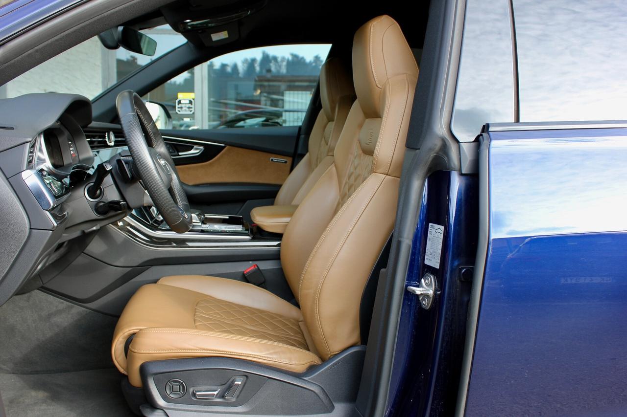 Audi Q8 50 TDI 286 CV quattro Sport INTERNO PELLE MARRONE S LINE TETTO PANOR.