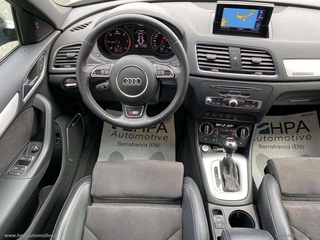 AUDI Q3 2.0TDI 150 S-tronic S-LINE NAVI FULL LED PELLE