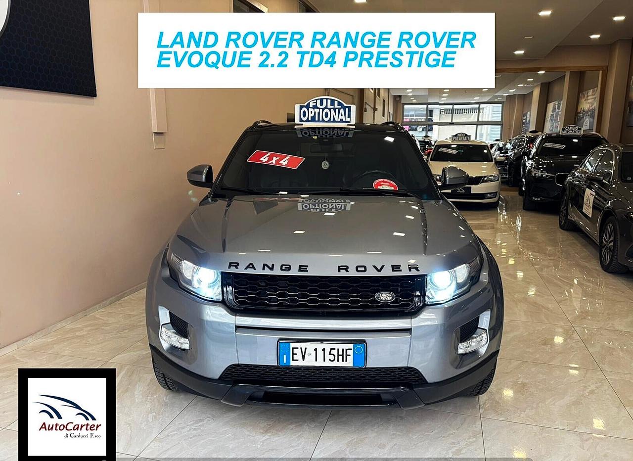 Range Evoque 2.2 TD4 150CV TETTO**80.000KM**