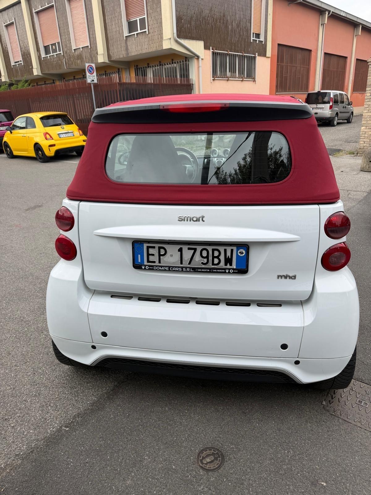 Smart 451 benzina 71cv 52kw neo patentato servosterzo cabrio