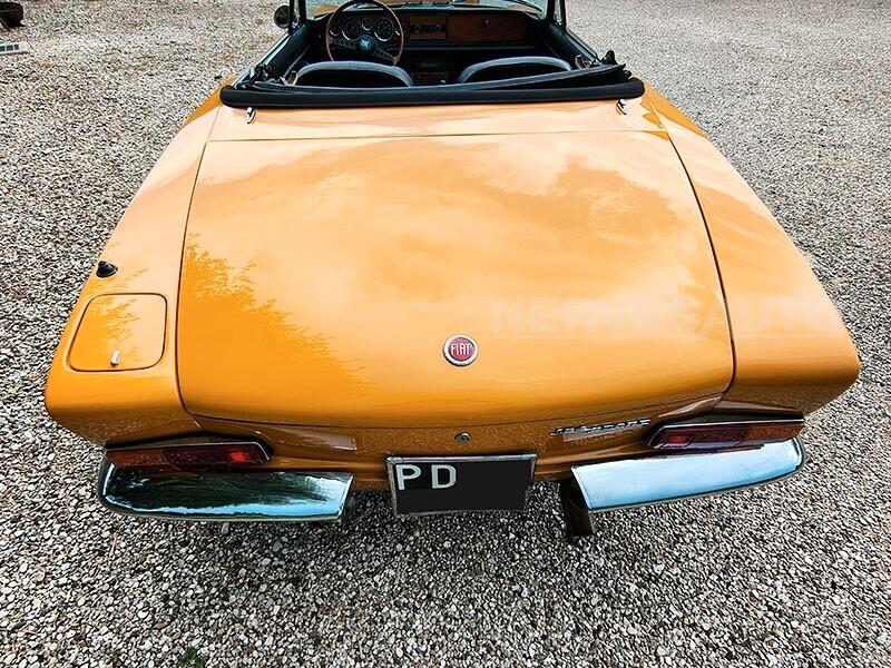 Fiat 124 Spider 1400 1968 CRS ASI – GIALLO POSITANO TARGHE NERE