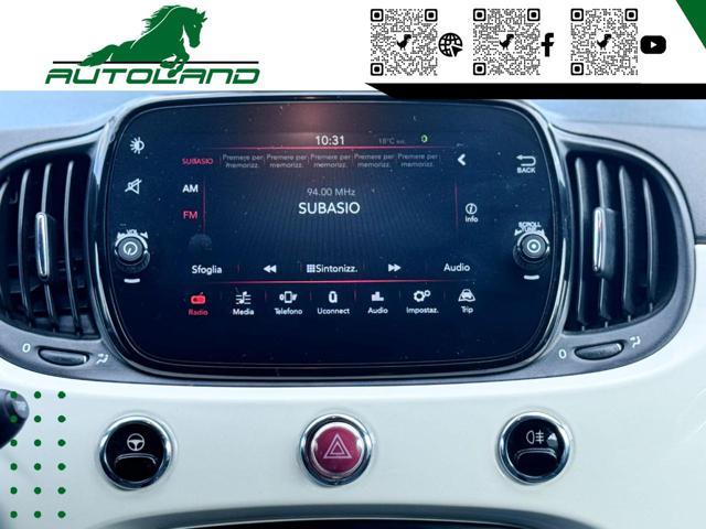 FIAT 500 1.2 Lounge 69Cv Adatta Neo Patentati