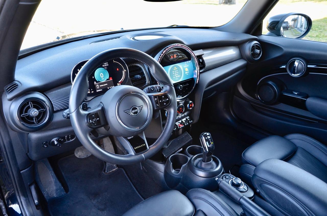 MINI COOPER S 3p 2.0 RESOLUTE 178cv AUTO, GARANZIA MINI 1/28, PACK SERVICE, BOLLO 1/27, MIDNIGHT BLUE, FULL LED, PERMUTE