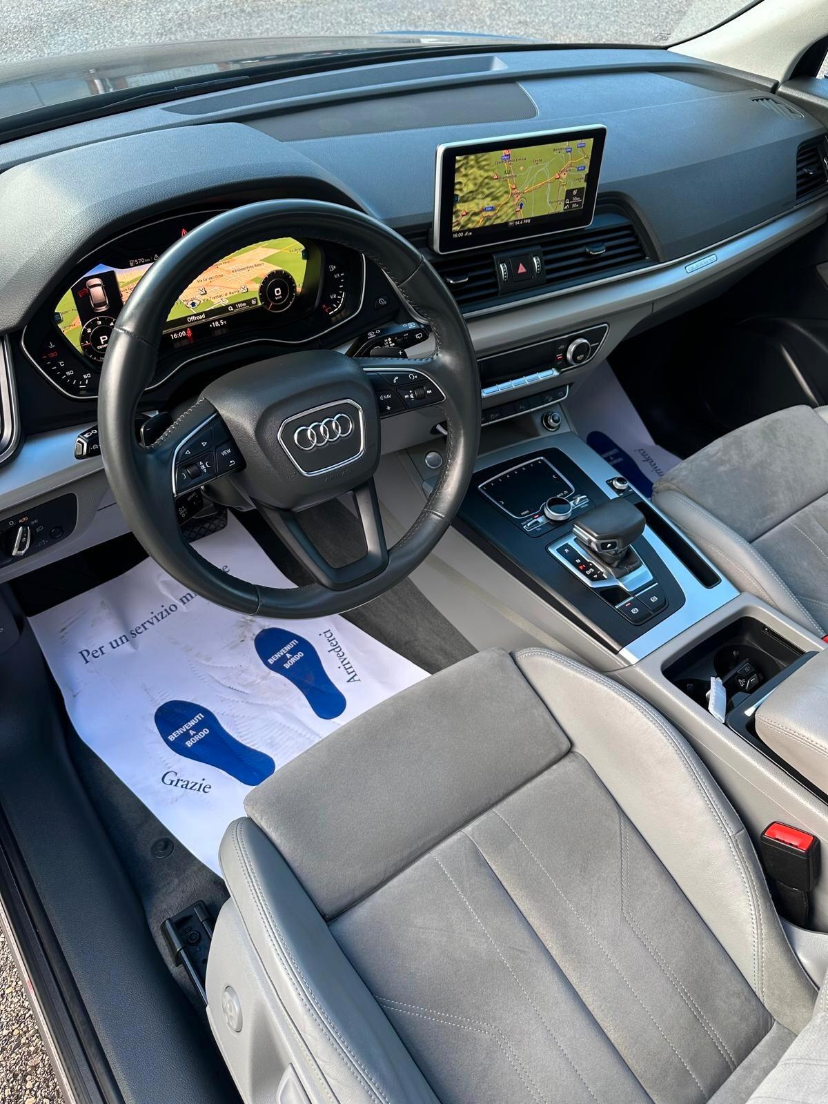 Audi Q5 40 TDI quattro S tronic line plus TETTO APRIBILE INTERNO PELLE MISTO ALCANTARA