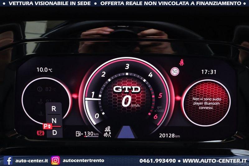Volkswagen Golf 8 GTD DSG 2.0 TDI *19 PELLE TETTO HK