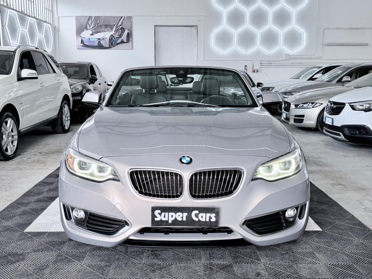 BMW 218d 150CV Cabrio Luxury EURO6 NEOPATENTATI