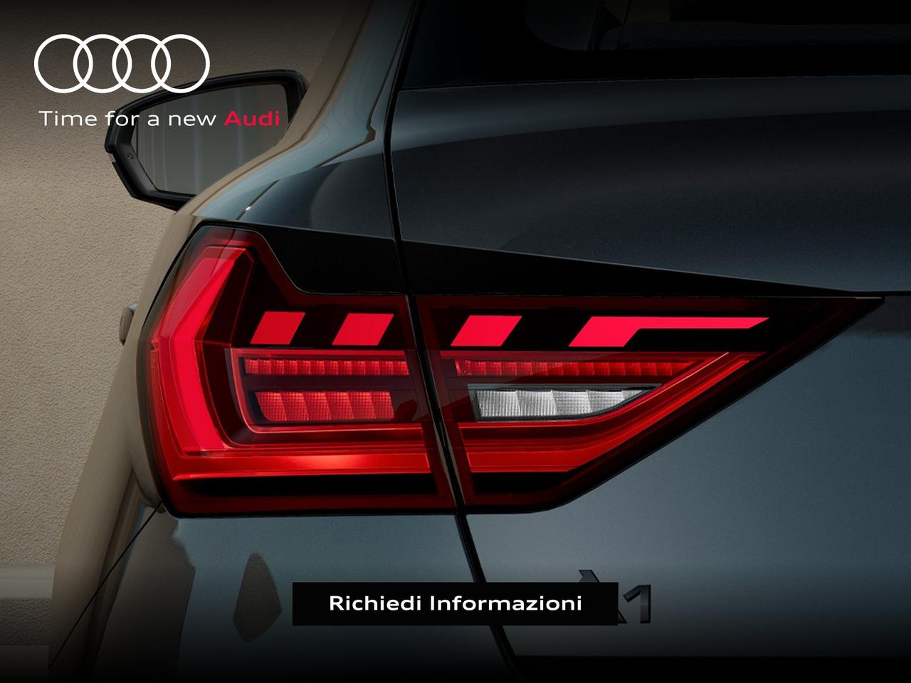 Audi A1 sportback 30 1.0 tfsi identity black 116cv