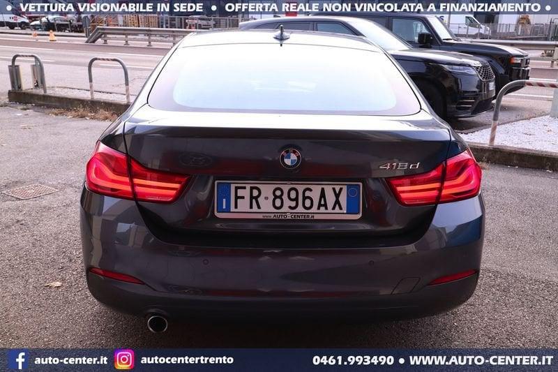 BMW Serie 4 Gran Coupé 418d Aut Gran Coupé Advantage *NAZIONALE