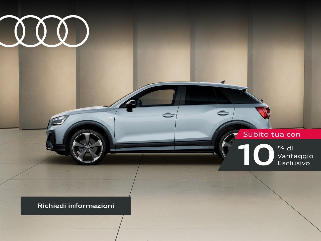 Audi Q2 40 2.0 tfsi identity black quattro s-tronic